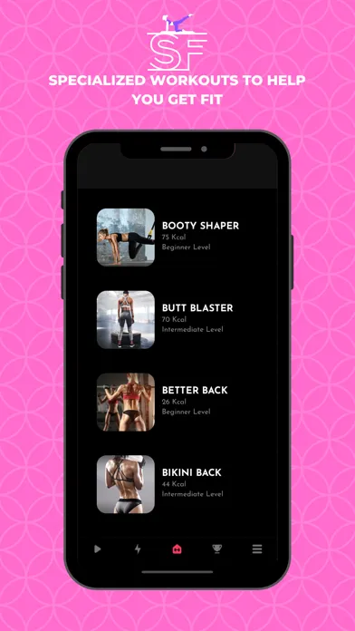 Captures d'écran de Slim Fitness - Butt Workouts