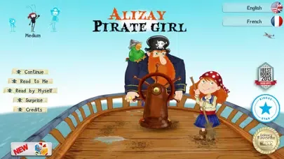 Tangkapan layar Alizay, pirate girl