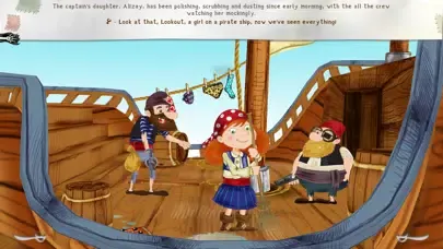 Tangkapan layar Alizay, pirate girl