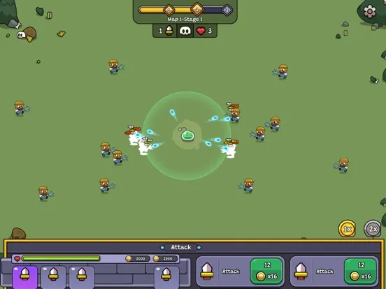 Slime Battle: Idle RPG Games iPad 應用截圖