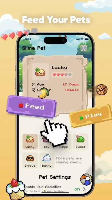 Ảnh chụp màn hình của Island Pet: Slime Pixel Pals