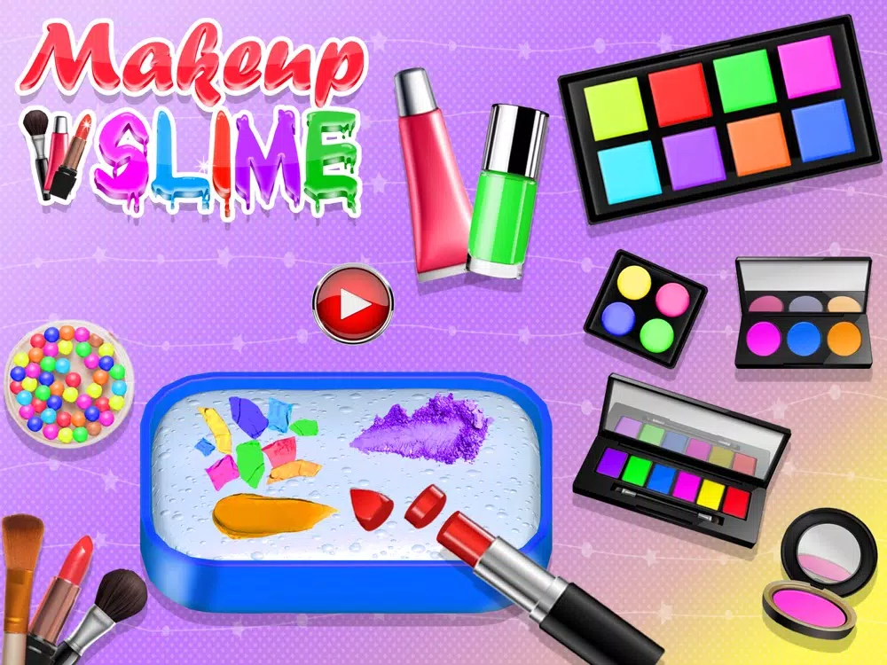 ASMR Makeup Slime Games iPad  سکرین شاٹس
