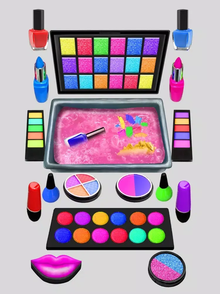 Tangkapan layar ASMR Makeup Slime Games iPad 