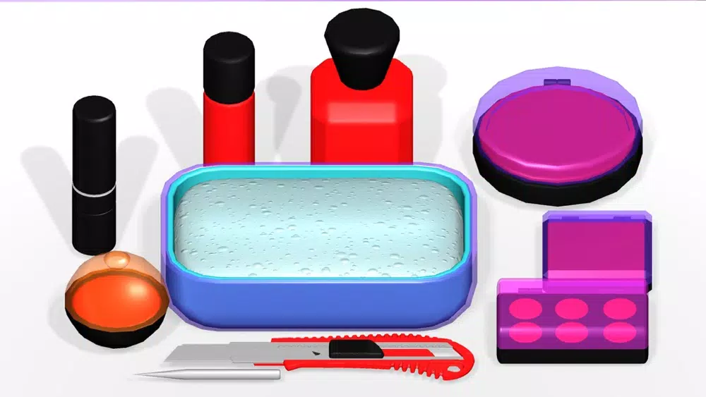 ASMR Makeup Slime Games سکرین شاٹس