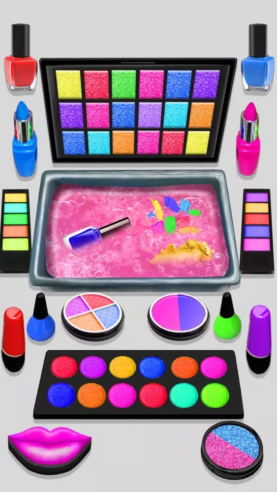 ASMR Makeup Slime Games سکرین شاٹس