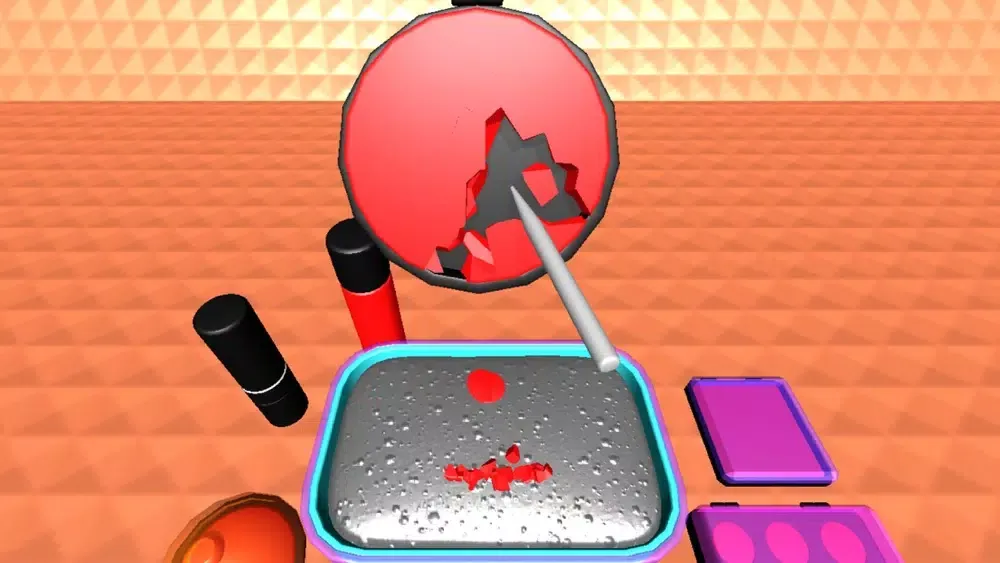 Tangkapan layar ASMR Makeup Slime Games