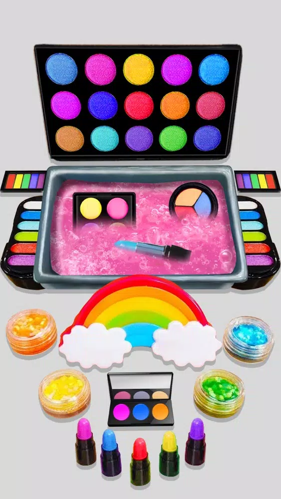 ASMR Makeup Slime Games سکرین شاٹس