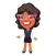 Afro American Women Stickers