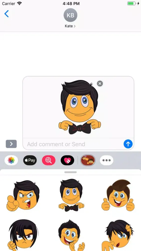 Boy and Girl Stickers Pack Screenshots