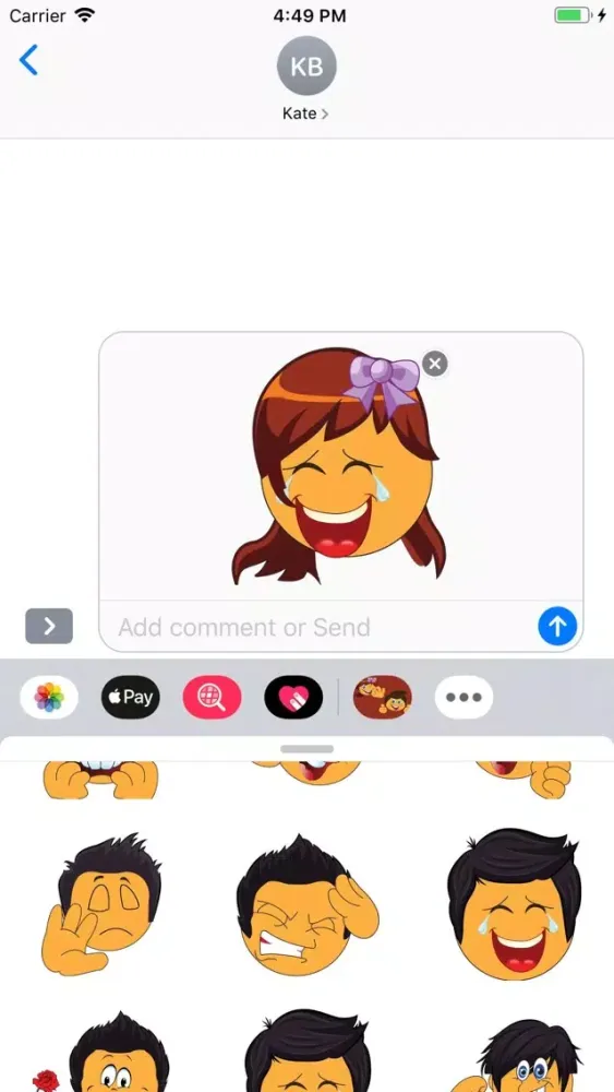 Boy and Girl Stickers Pack Screenshots