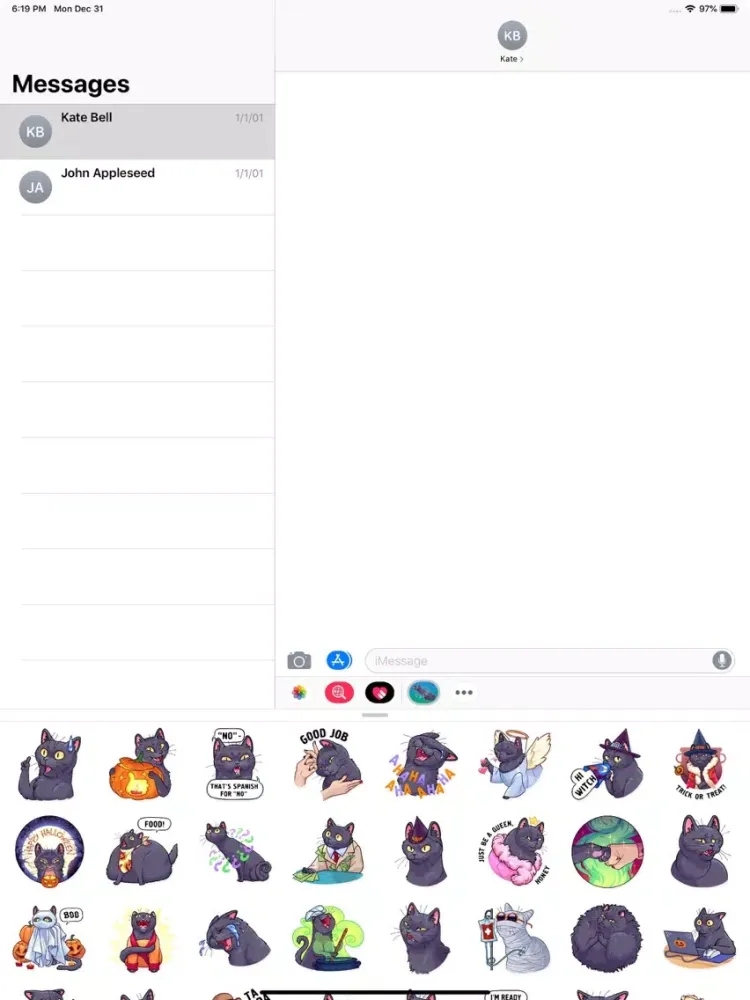 Capturas de pantalla de Cat - Stickers Pack iPad 
