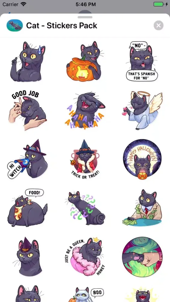Capturas de pantalla de Cat - Stickers Pack