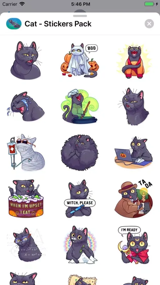 Capturas de pantalla de Cat - Stickers Pack