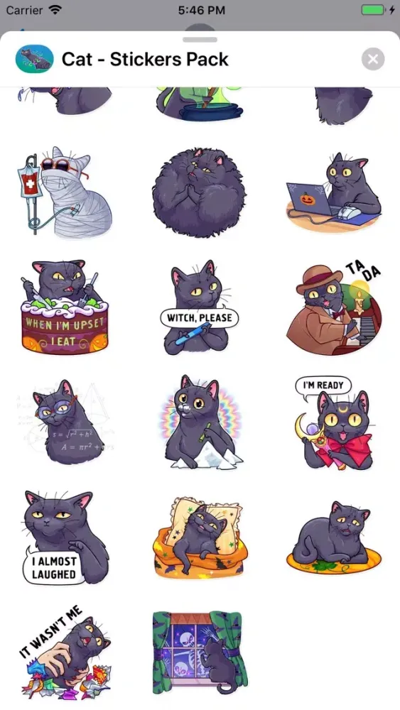 Capturas de pantalla de Cat - Stickers Pack