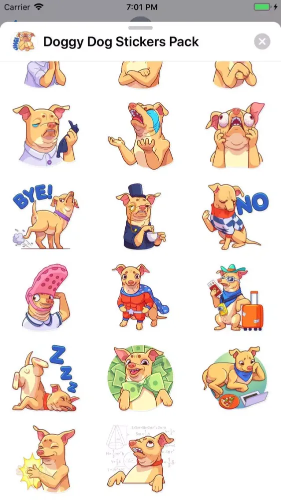 Doggy Dog Stickers Pack Ekran Görüntüleri