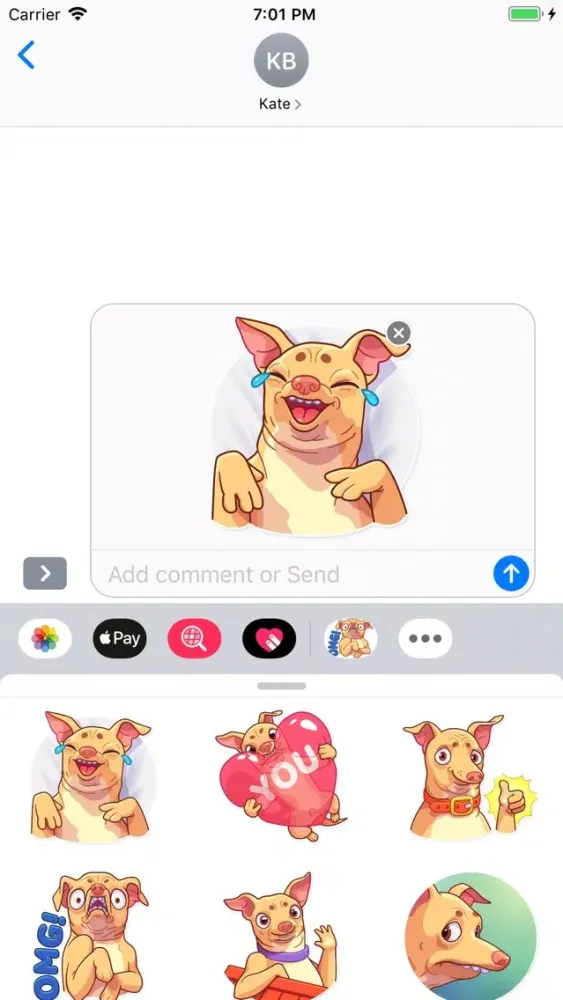 Doggy Dog Stickers Pack Ekran Görüntüleri