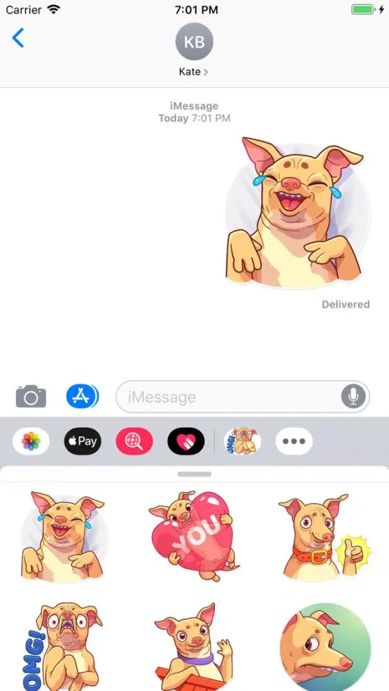 Doggy Dog Stickers Pack Ekran Görüntüleri