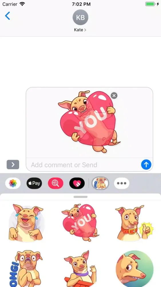 Doggy Dog Stickers Pack Ekran Görüntüleri