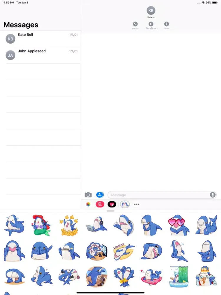 Dolphin Stickers Pack iPad  Screenshots