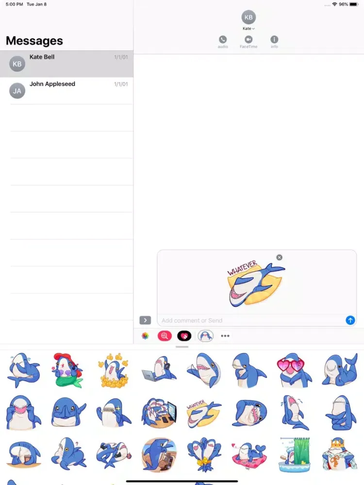 Dolphin Stickers Pack iPad  Screenshots