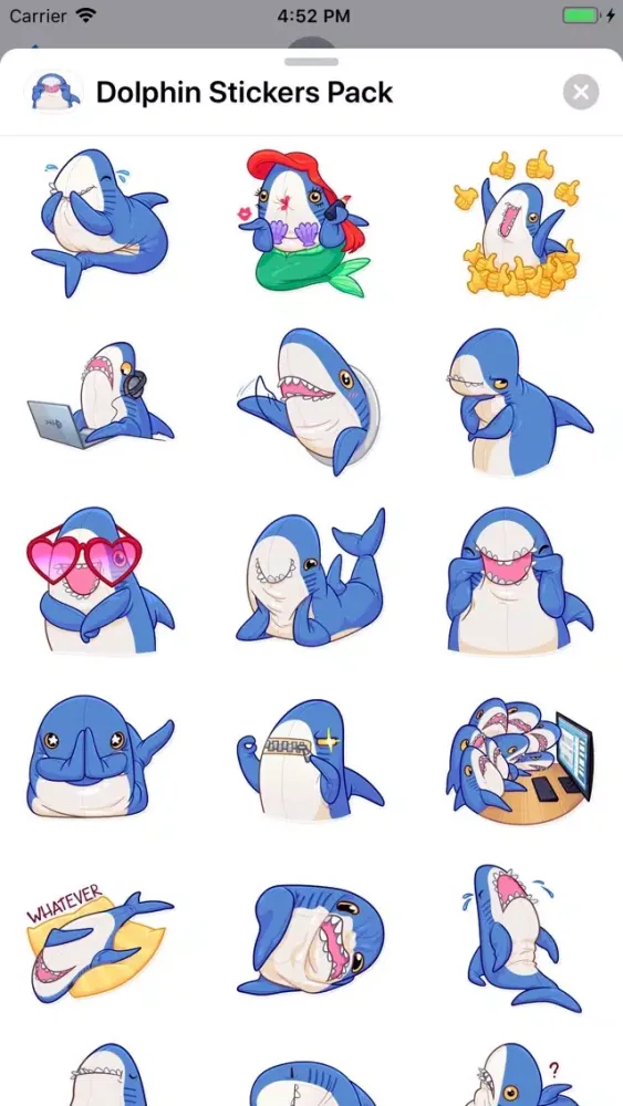 Dolphin Stickers Pack Screenshots