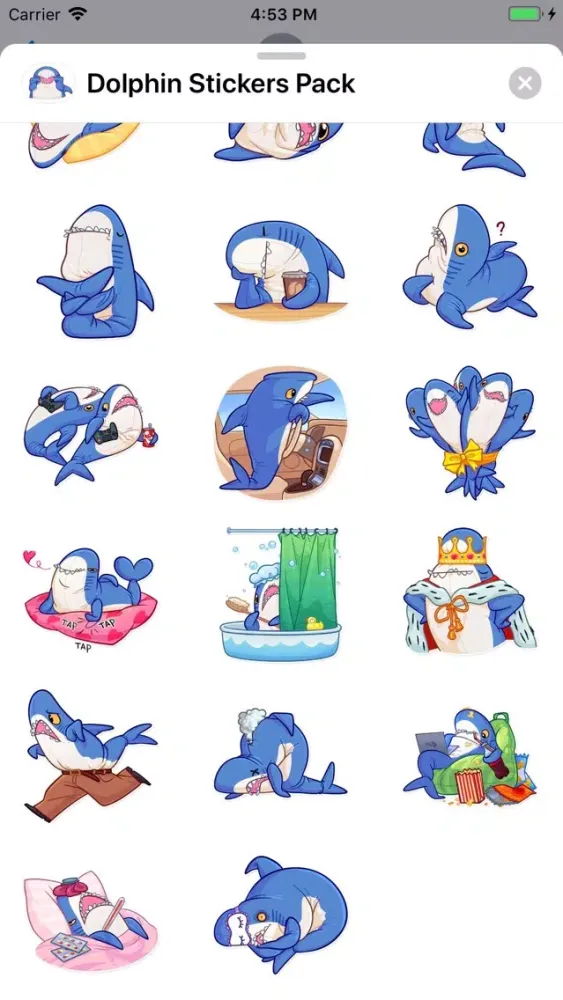 Dolphin Stickers Pack Screenshots