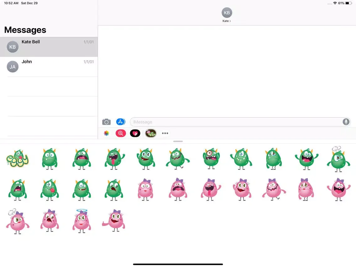 Eggy and Eggyna Monsters iPad  Screenshots