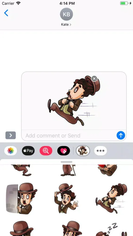 تصاویر Joker Hat Stickers Pack