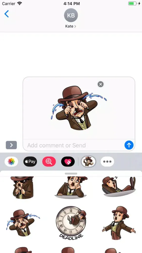 تصاویر Joker Hat Stickers Pack