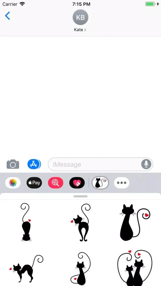 Screenshot di Kitty Cate Stickers Pack