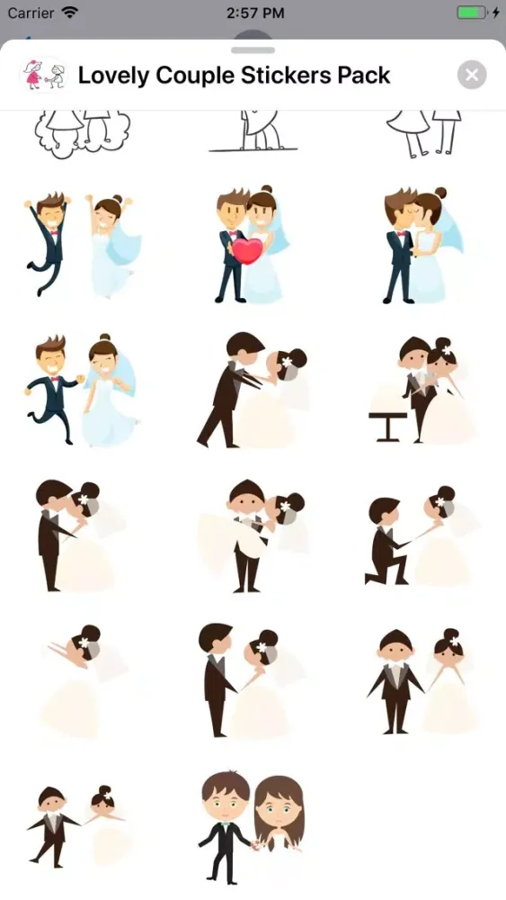 Lovely Couple - Stickers Pack スクリーンショット