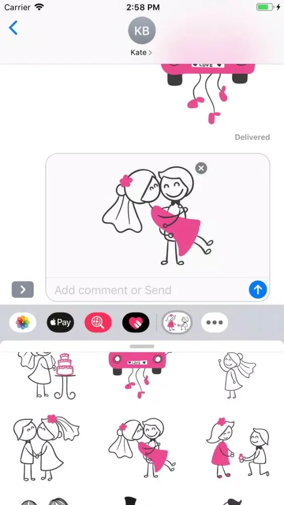 Lovely Couple - Stickers Pack スクリーンショット