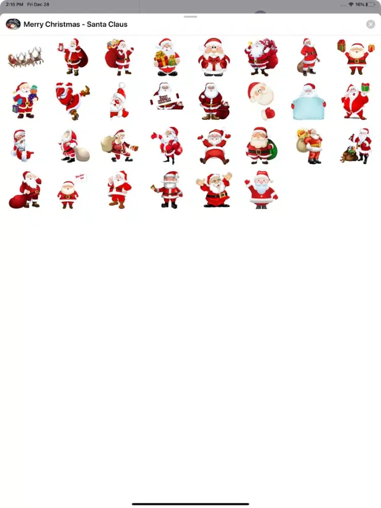 Screenshot di Merry Christmas - Santa Claus iPad 