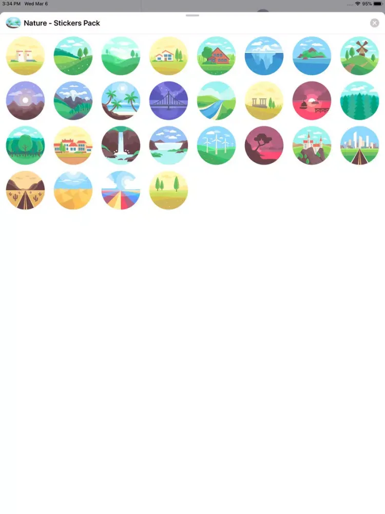 صور Nature - Stickers Pack iPad 