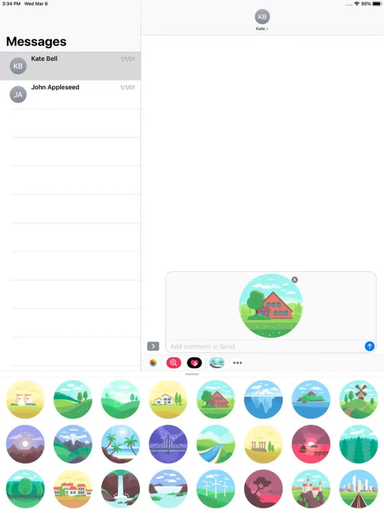 صور Nature - Stickers Pack iPad 