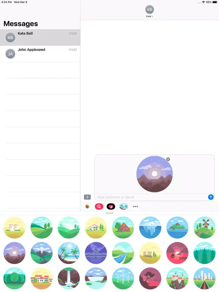 صور Nature - Stickers Pack iPad 