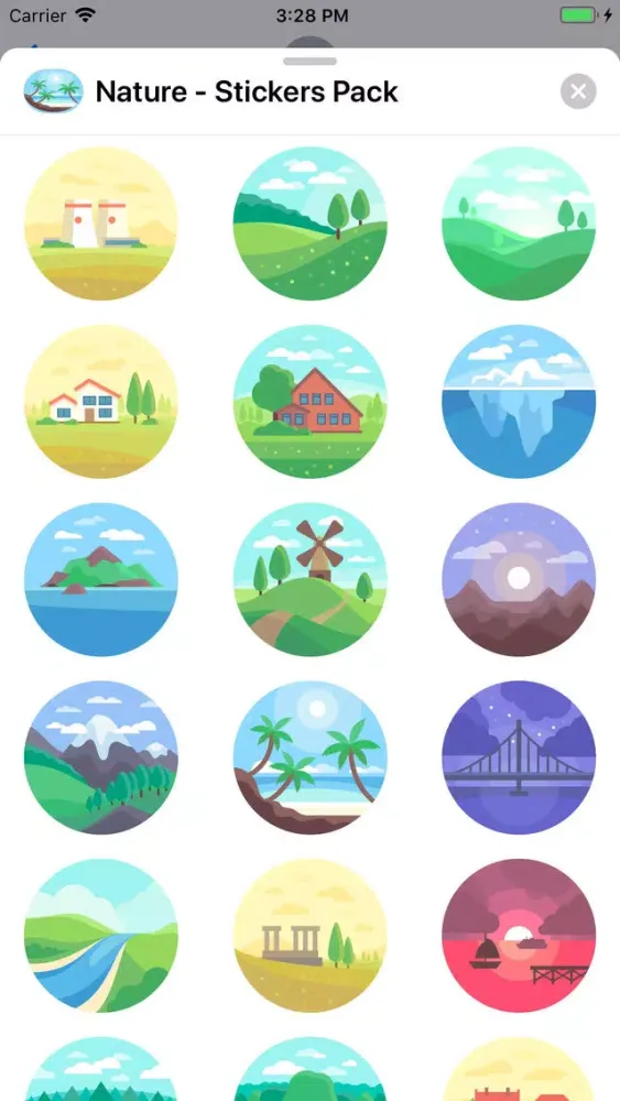 صور Nature - Stickers Pack