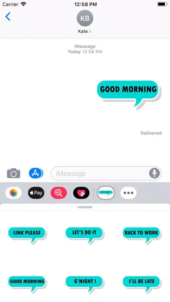 تصاویر Popups Stickers Pack