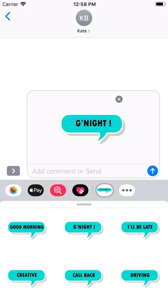 تصاویر Popups Stickers Pack