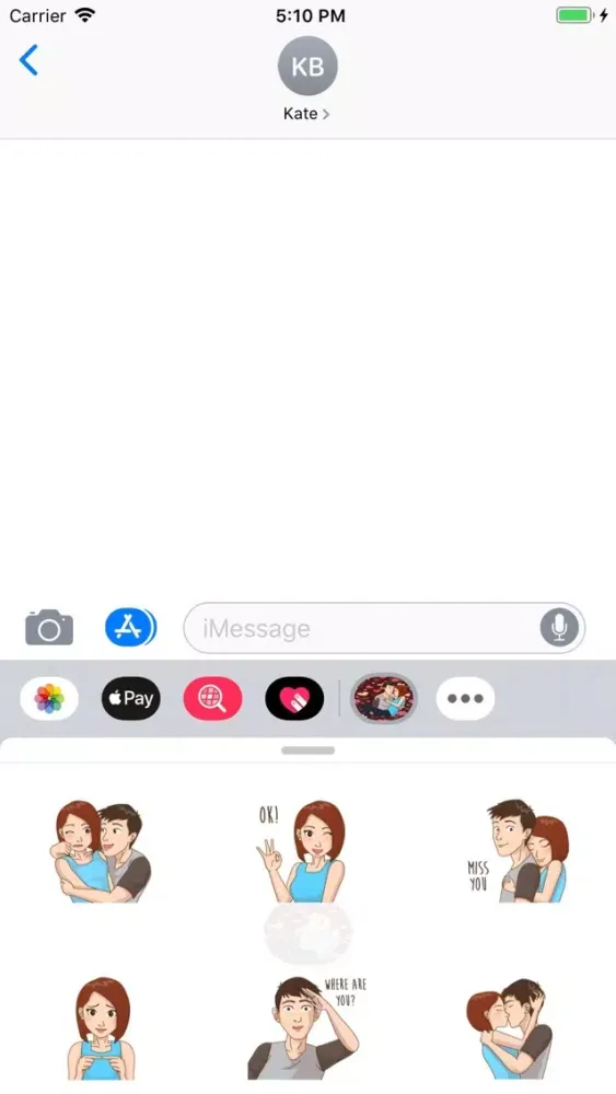 Capturas de pantalla de Romantic Couple Love Stickers
