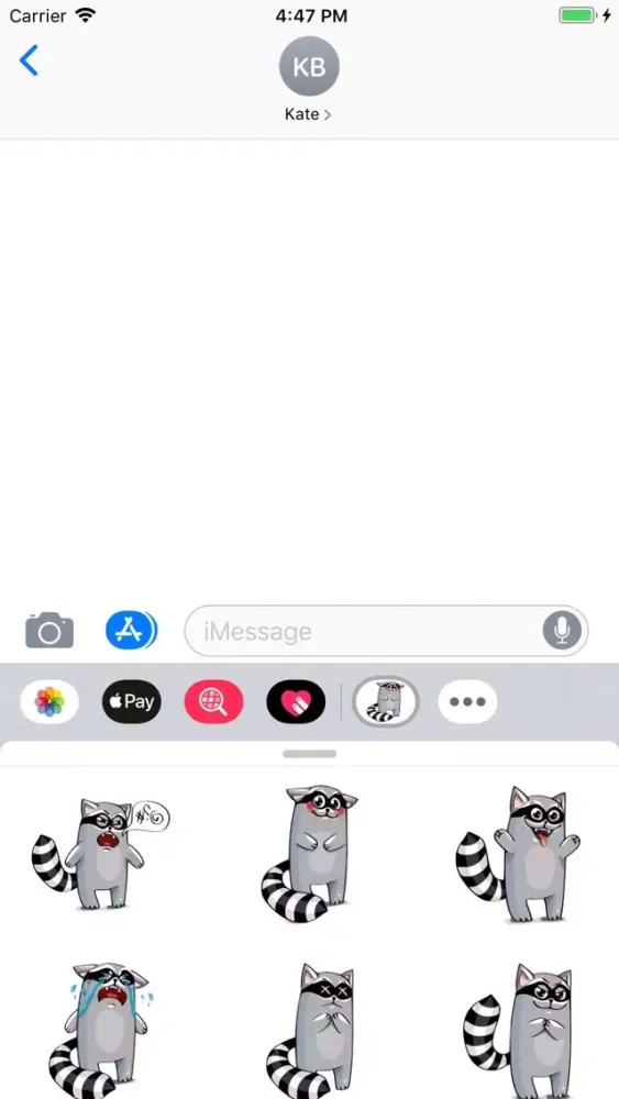 صور Racoon Stickers Pack