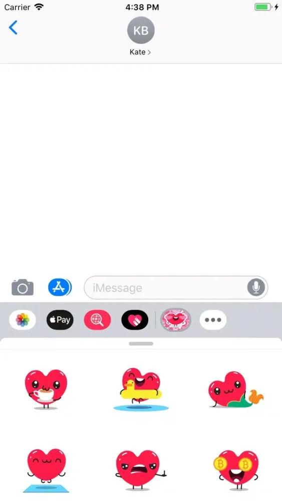 صور Sweety Hearts Stickers Pack