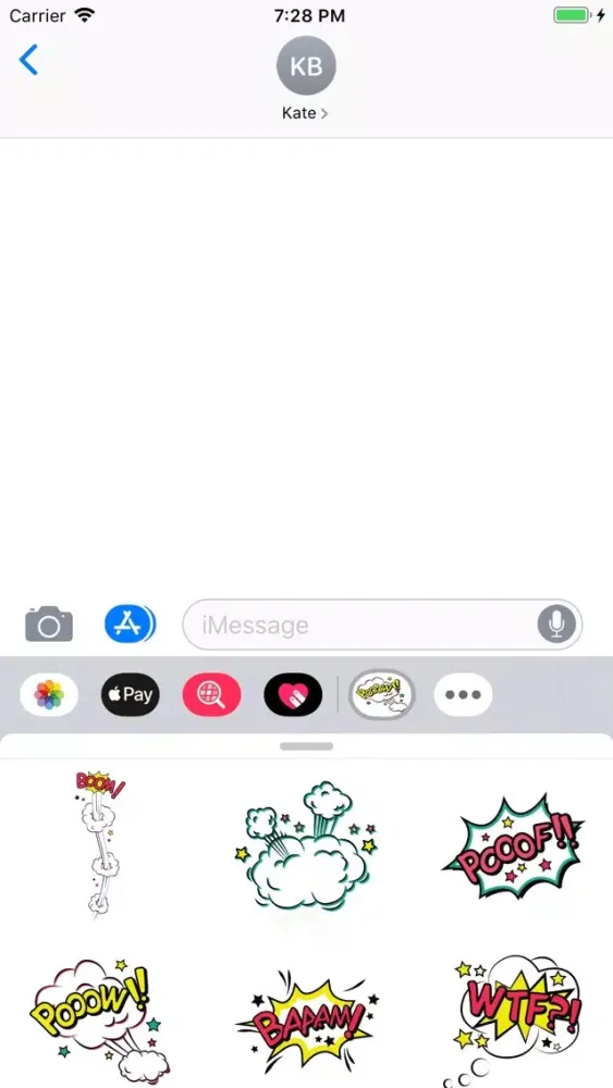 Capturas de tela do Simply Texts Stickers Pack