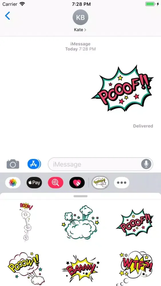 Capturas de tela do Simply Texts Stickers Pack