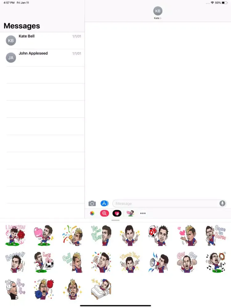 Soccer - Stickers Pack iPad 应用截图