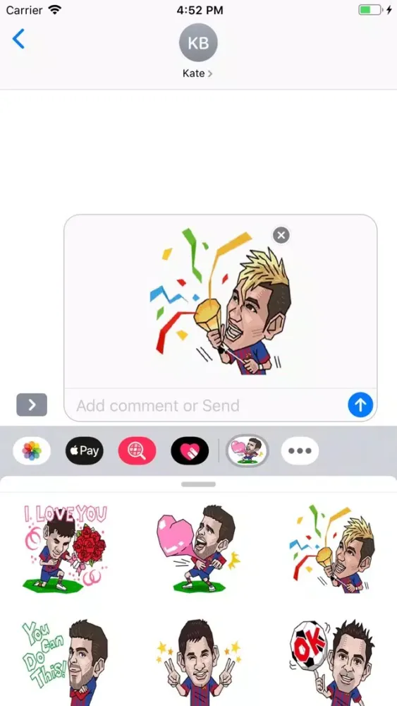 Soccer - Stickers Pack应用截图