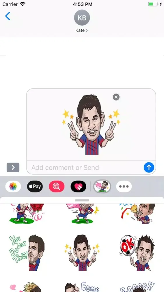 Soccer - Stickers Pack应用截图