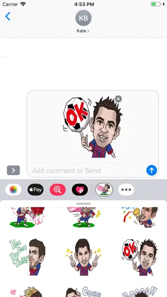 Soccer - Stickers Pack应用截图