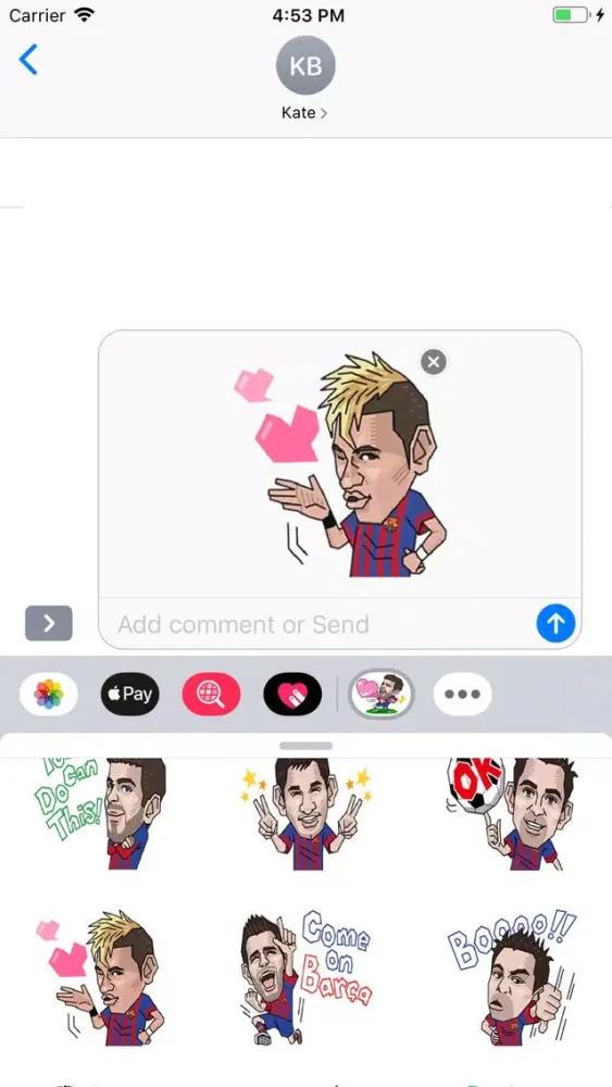 Soccer - Stickers Pack应用截图