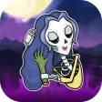 Skeleton Witch Stickers Pack Skeleton Witch Stickers Pack